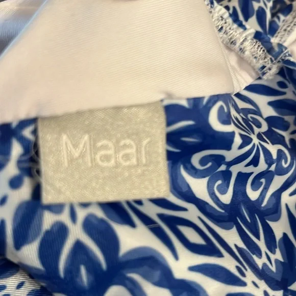 Maar Blue Patterned Swimsuit